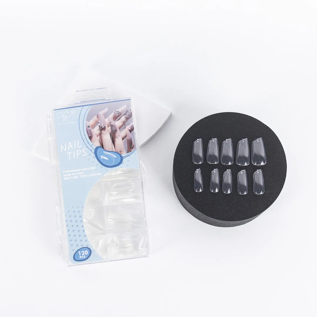 UÑAS SOFT GEL LIPSTICK 120PCS