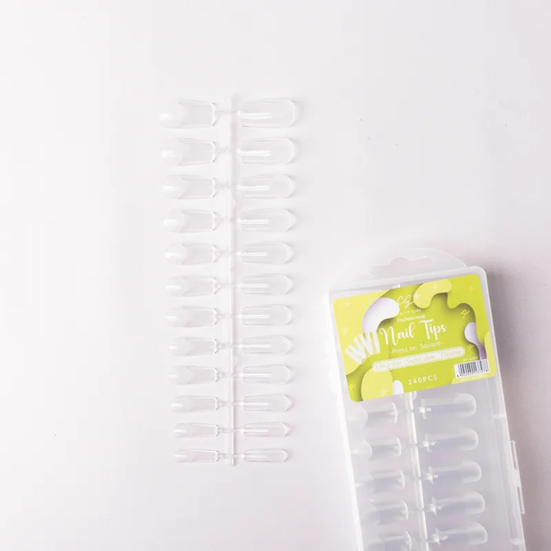 UÑAS SOFT GEL SQUARE 240PCS