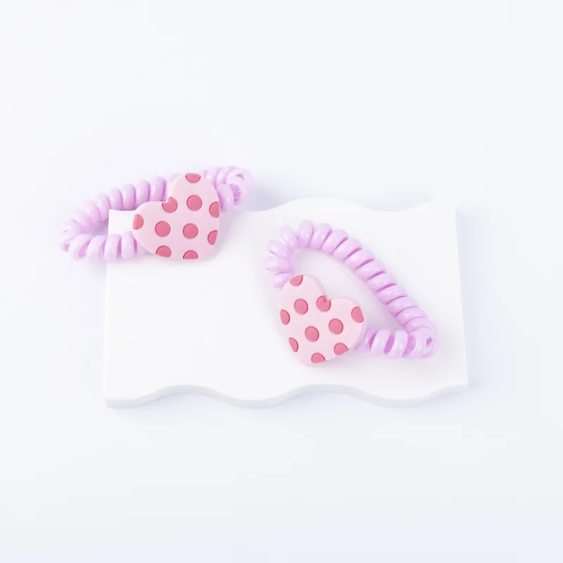 COLITAS CABLE CORAZON 2PCS