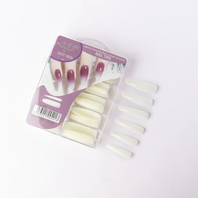 UÑAS POSTIZAS ALMOND