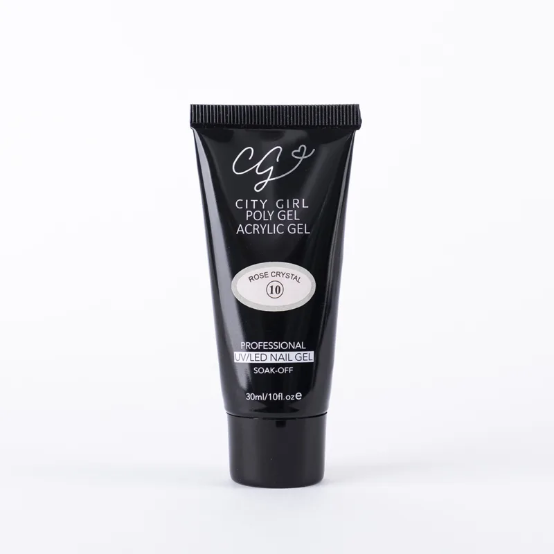 POLYGEL 30ML CITY GIRL - #10 ROSE CRYSTAL