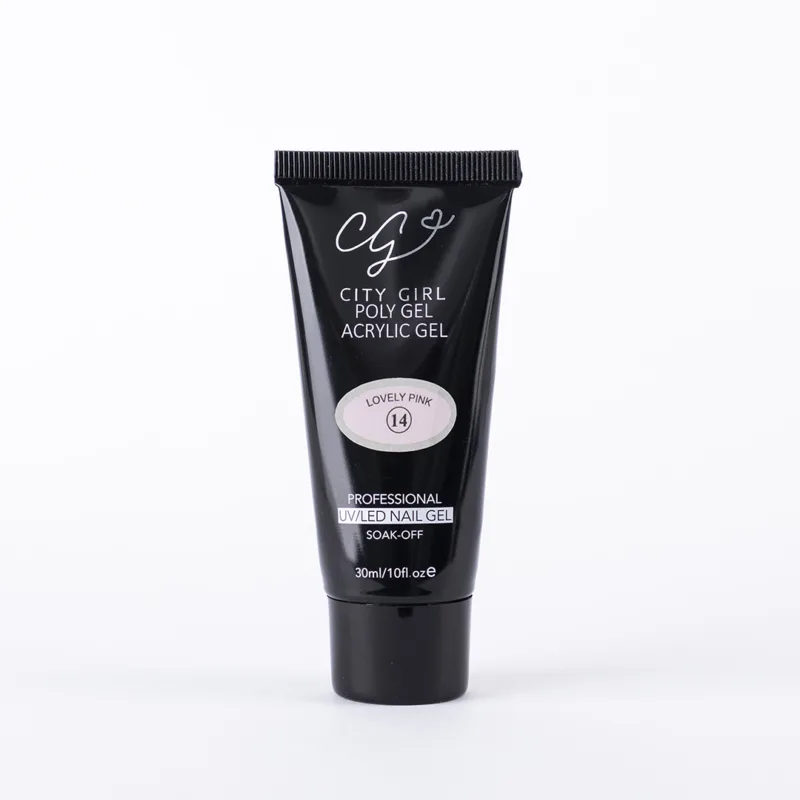 POLYGEL 30ML CITY GIRL - #14 LOVELY PINK