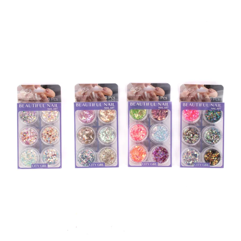 POLVOS DECORATIVOS PARA UÑAS