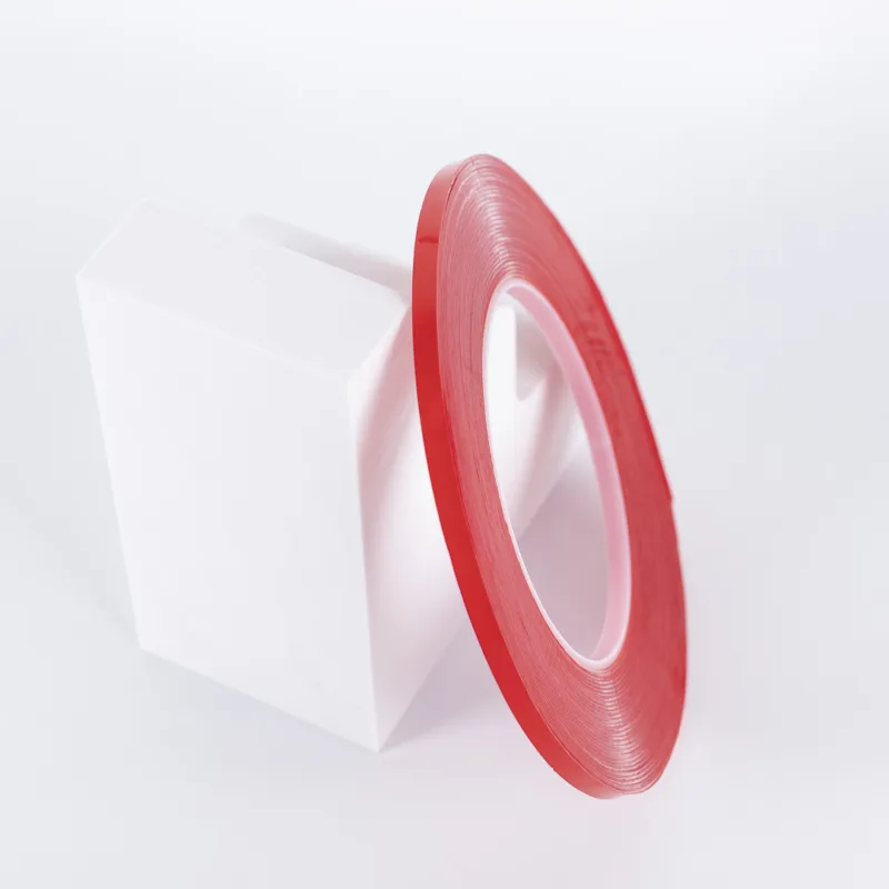 CINTA PARA UÑAS TRANSPARENTE BIFAZ X 10 M.