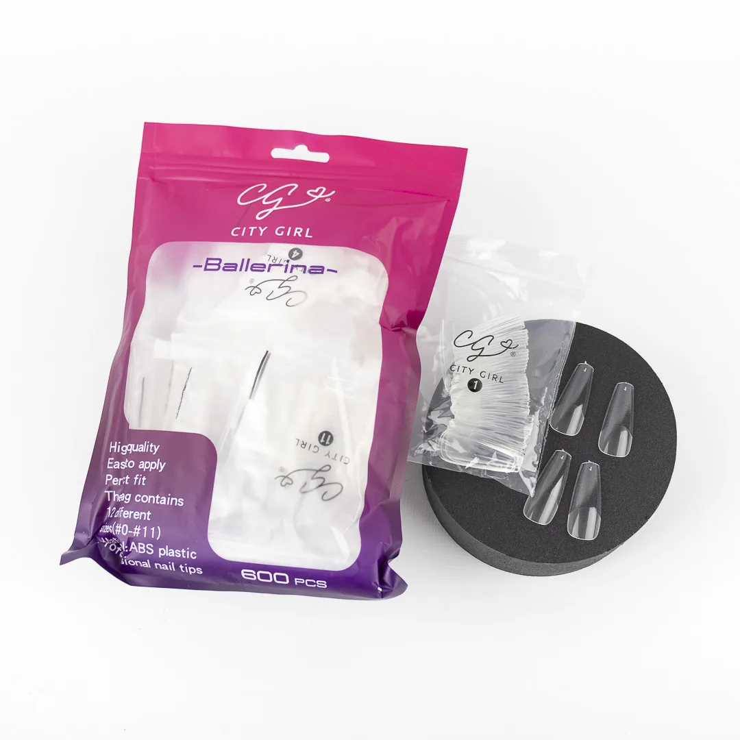 UÑAS SOFT GEL EN BOLSA BALLERINA 600PCS