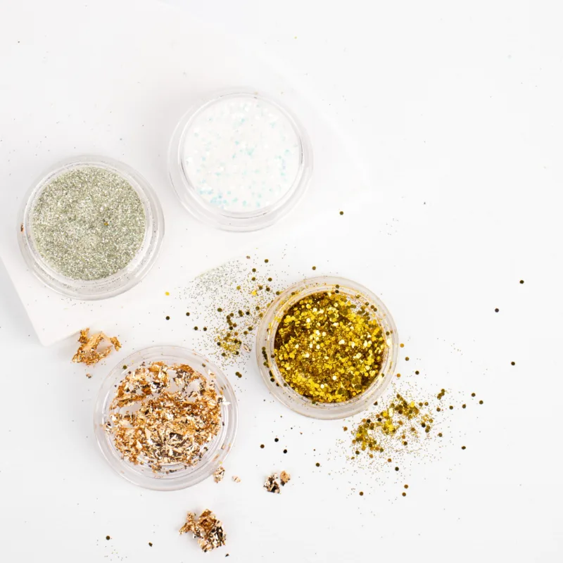 POLVOS DECORATIVOS PARA UÑAS