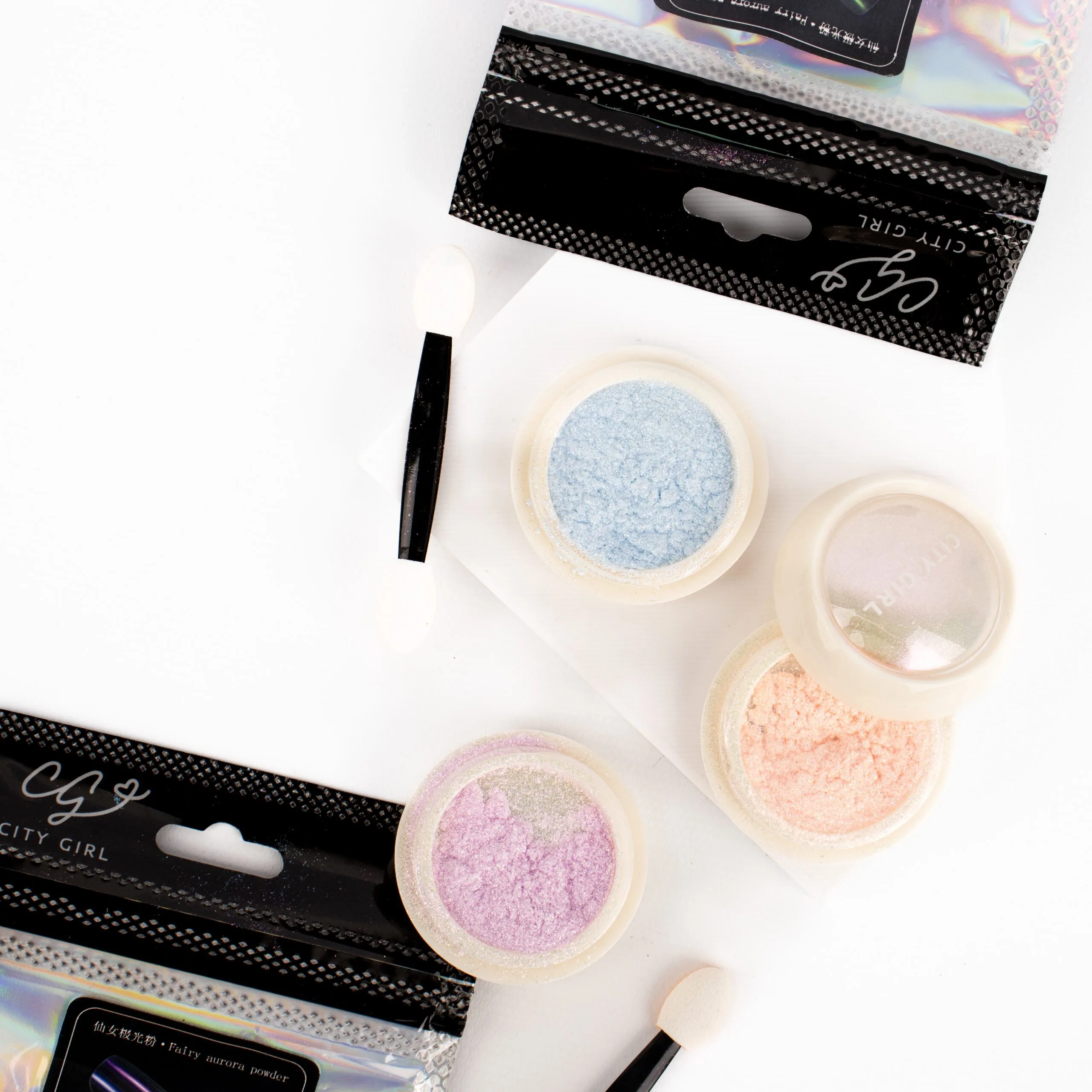 POLVOS DECORATIVOS PARA UÑAS