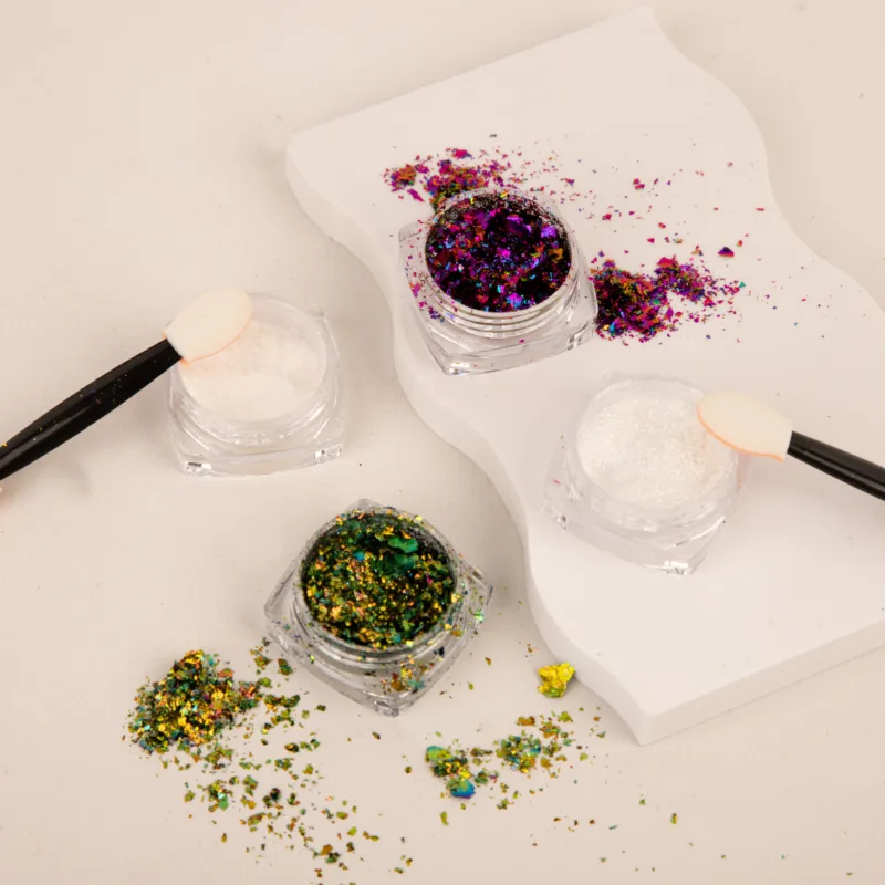 POLVOS DECORATIVOS PARA UÑAS