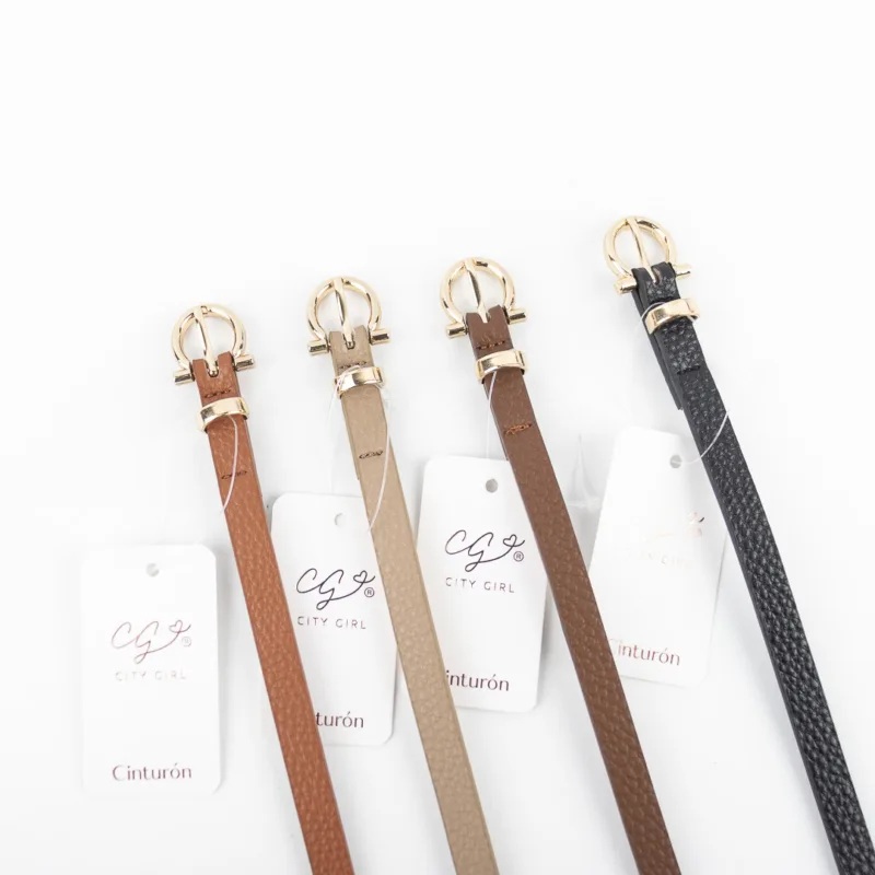 CINTURÓN FINO CON HEBILLA