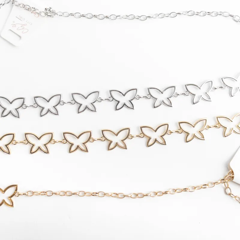 CINTURÓN DE CADENA MARIPOSAS