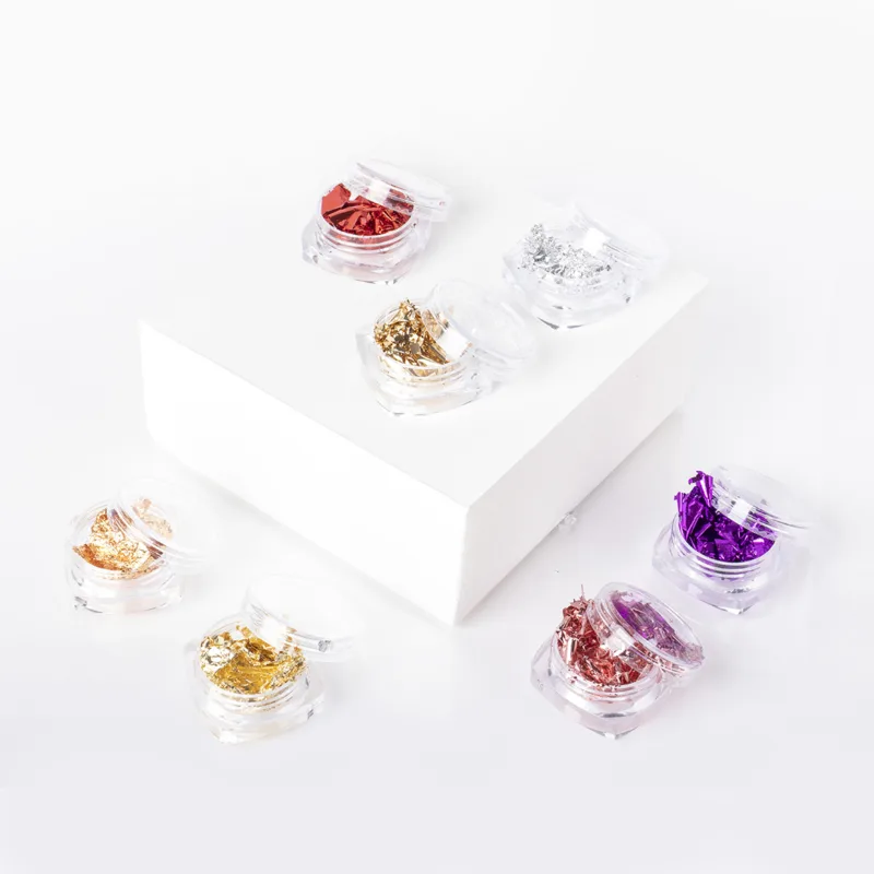 SET PAPEL ORO DE COLORES 6 PCS