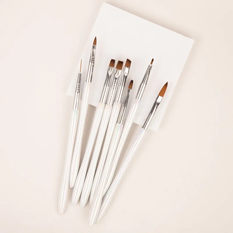 PINCELES NAIL ART 8 PCS