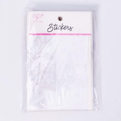 STICKERS PLATEADOS PARA UÑAS