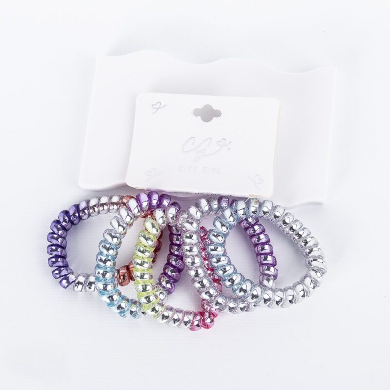 COLITAS RESORTE METALIZADAS 5PCS - Imagen 2