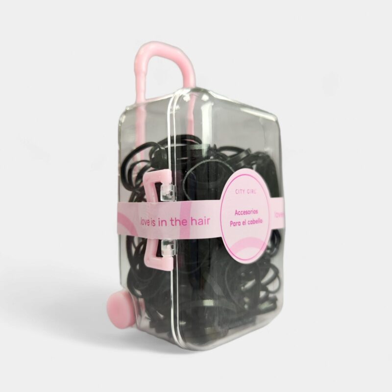 GOMITAS DE PELO VALIJAS 200PCS CITY GIRL XBL-06 - Imagen 4
