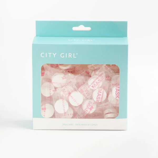 MASCARILLAS COMPRIMIDAS 50U- CITY GIRL