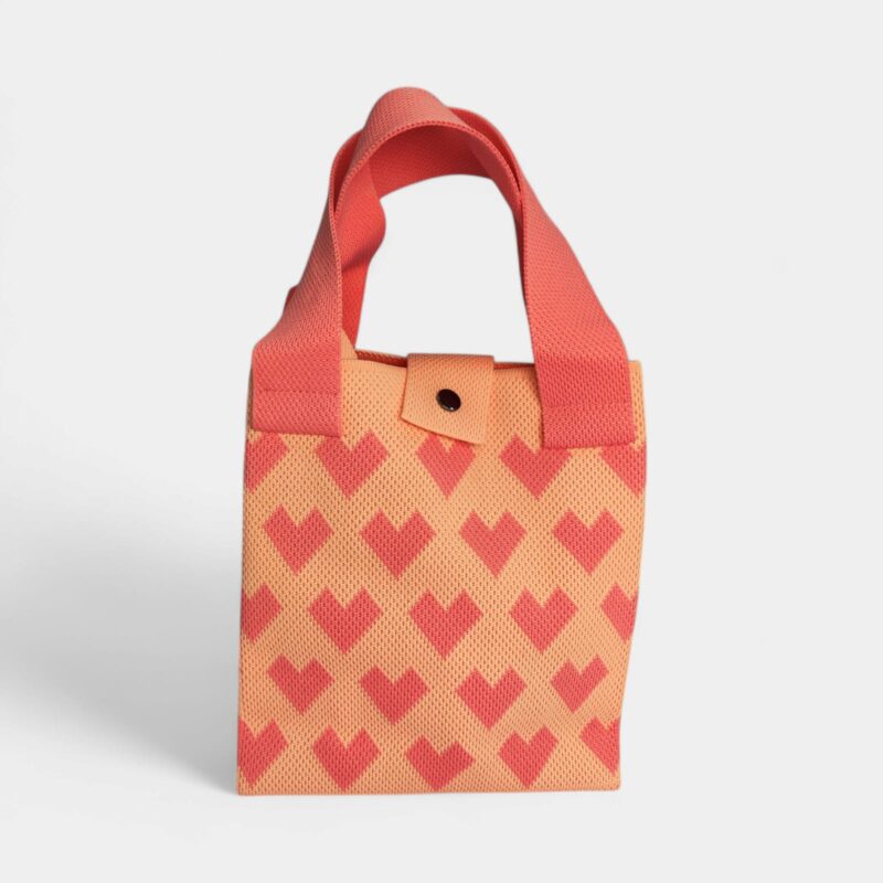 Cartera De Tela Con Estampado De Corazon- City Girl - Imagen 3