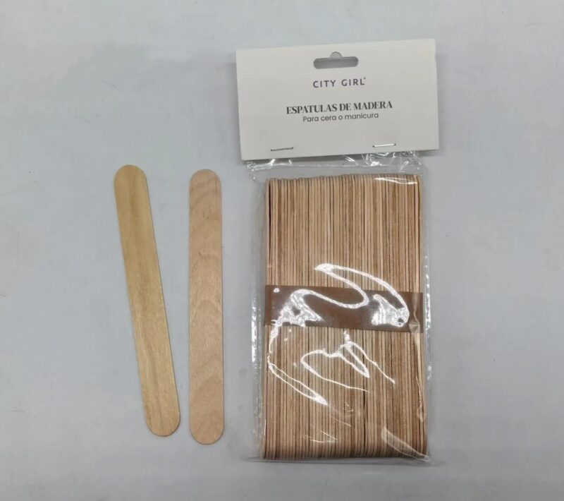 Espatula De Madera Para Cera- City Girl