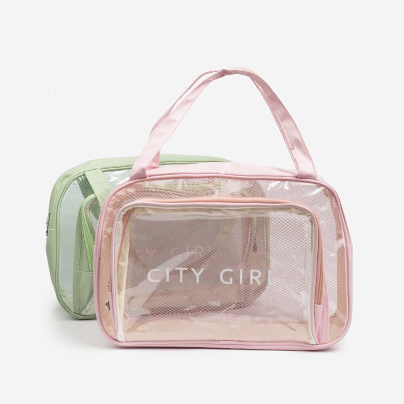 Bolso De Viaje Transparente- City Girl