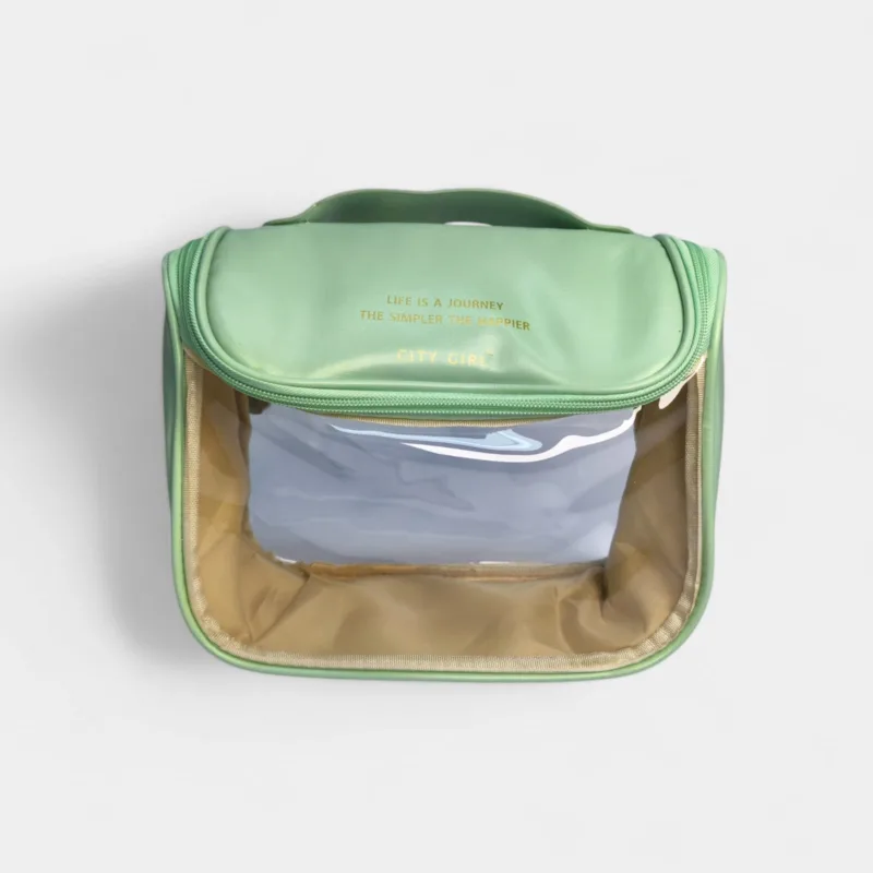 Porta Cosmetico Transparente- City Girl