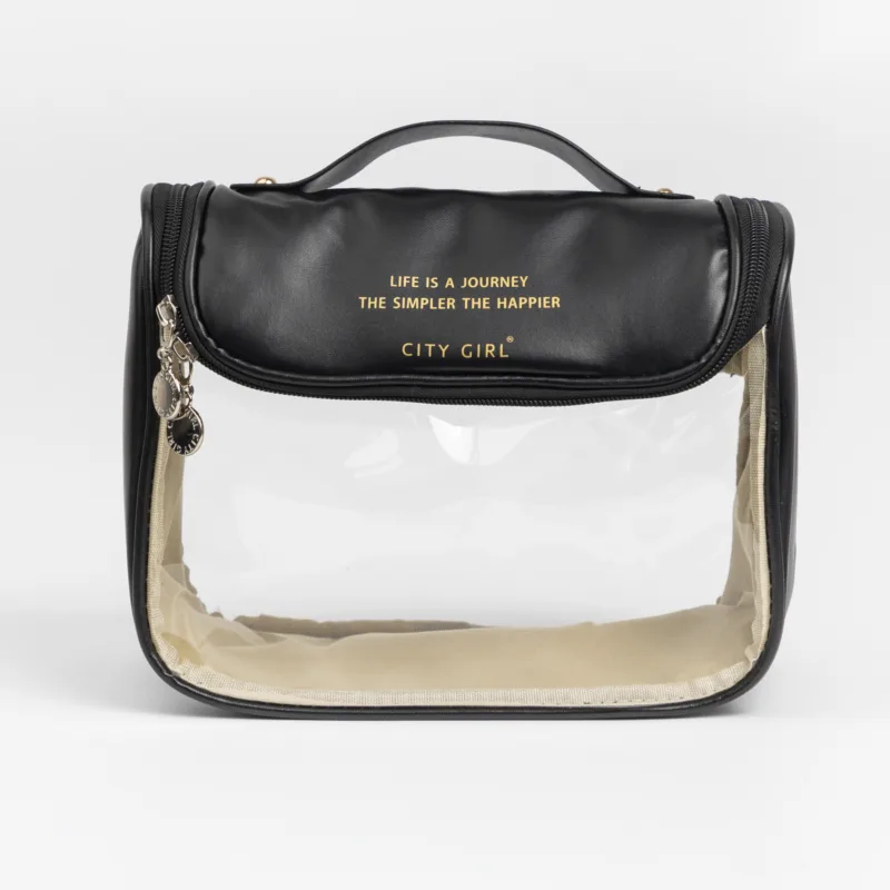 PORTA COSMETICO CON TRANSPARENCIA