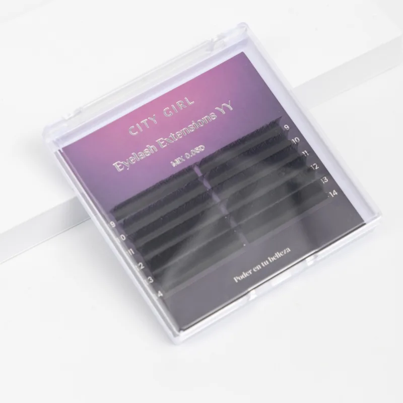 PESTAÑAS PELO POR PELO 4D MIX 0.05D- CITY GIRL