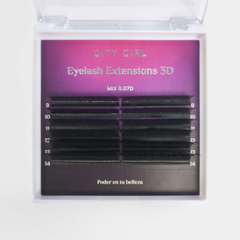 Extension De Pestanas 4D Mix 0.07D- City Girl