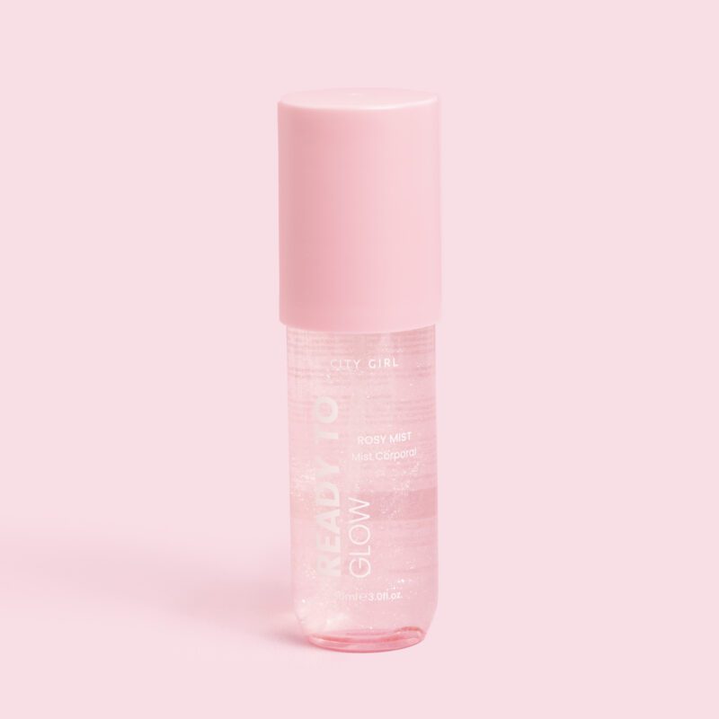 MIST CORPORAL ROSY MIST CON GLITTER 90ML - Imagen 3