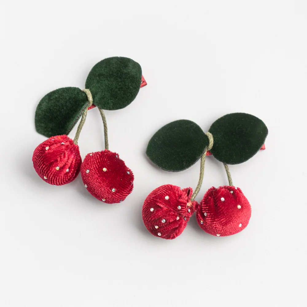 HEBILLAS DE CEREZAS CON BRILLITOS