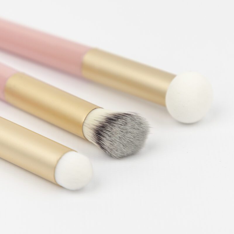 SET DE BROCHAS PARA MAQUILLAJE CITY GIRL – 3PCS - Imagen 2