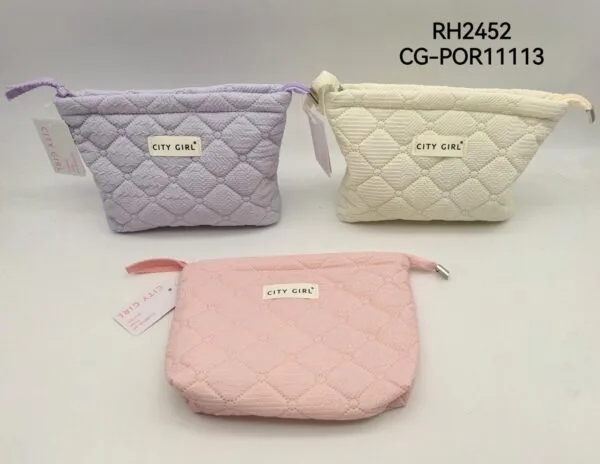 PORTA COSMETICO DE TELA CITY GIRL