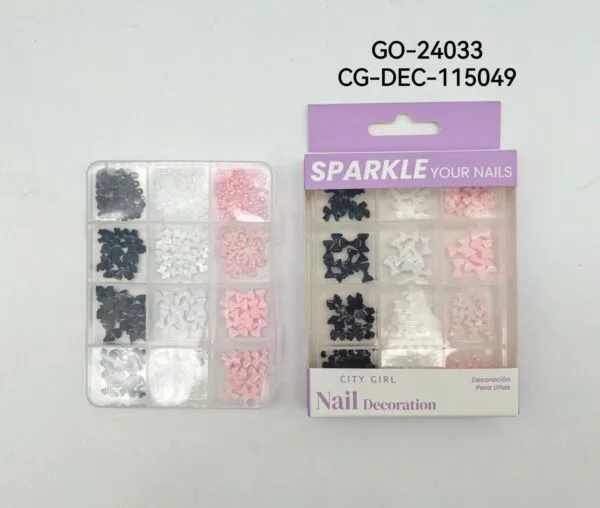 DECORACIÓN MOÑITOS PARA UÑAS