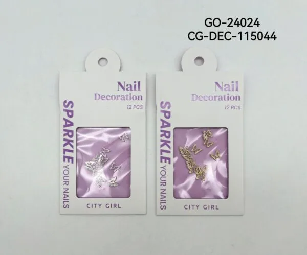 DECORACIÓN MARIPOSAS PARA UÑAS CITY GIRL