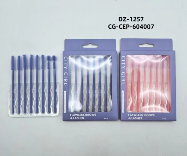 SET DE CEPILLOS PARA CEJAS Y PESTAÑAS 8PCS
