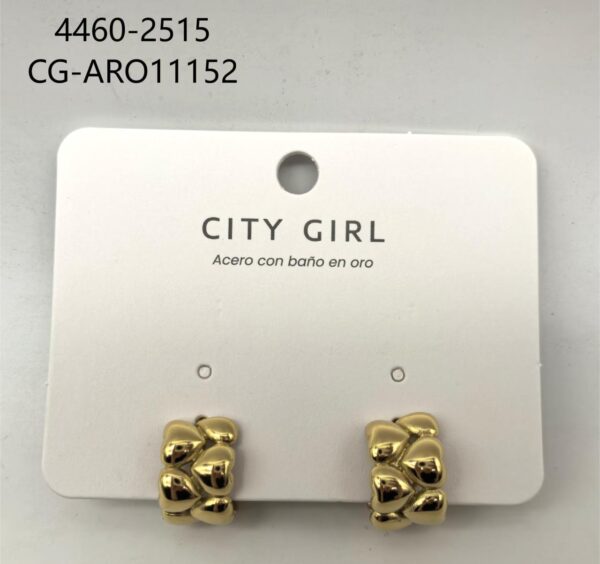 AROS ACERO CITY GIRL