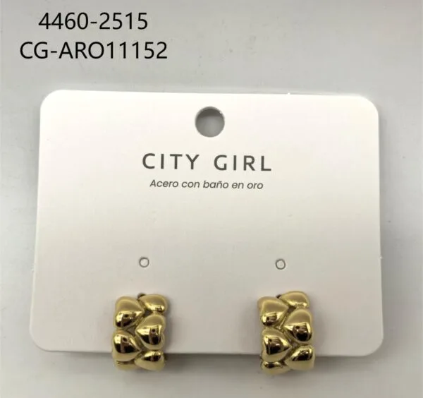 AROS ACERO CITY GIRL