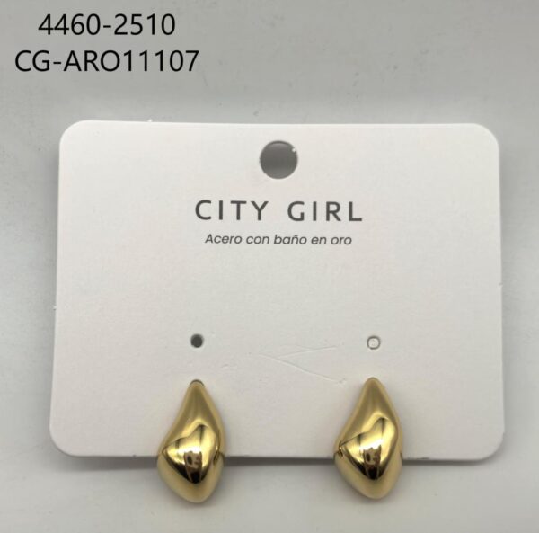 AROS ACERO  CITY GIRL