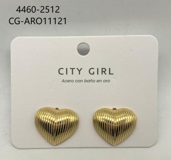 AROS ACERO CITY GIRL