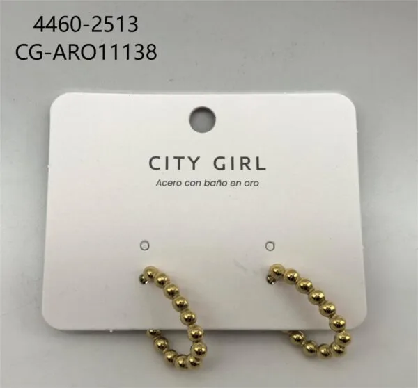 AROS ACERO CITY GIRL