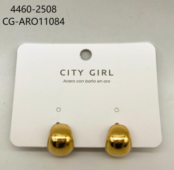AROS ACERO CITY GIRL