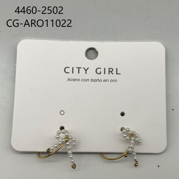 AROS ACERO CITY GIRL