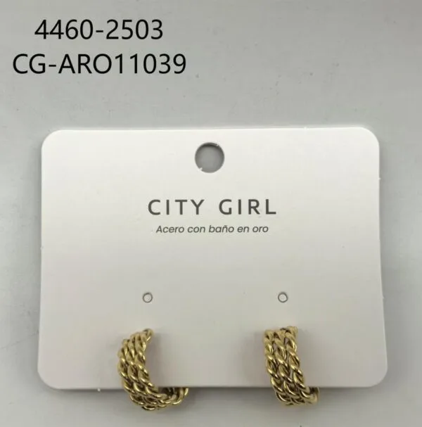 AROS ACERO CITY GIRL