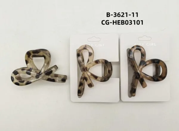 BROCHE DE PELO ANIMAL PRINT CITY GIRL