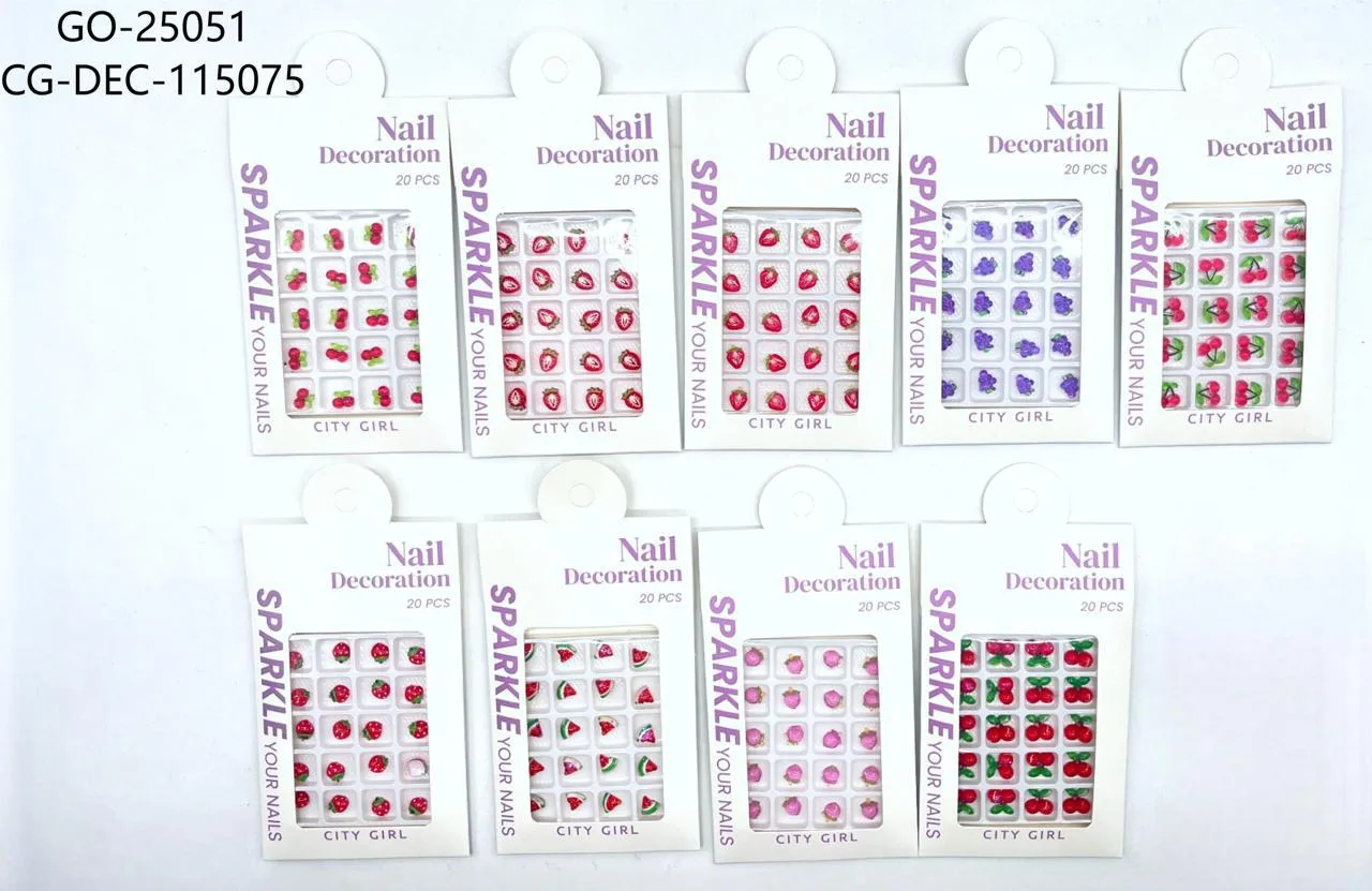 DECORACIÓN DE UÑAS FRUTAS CITY GIRL