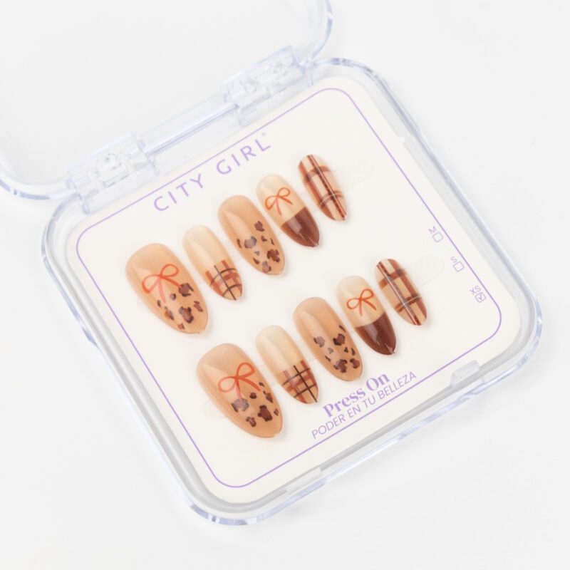 PRESS ON NAILS ALMENDRA ANIMAL PRINT - Imagen 7