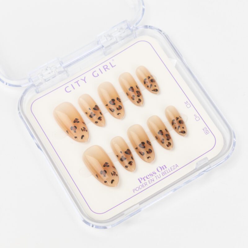 PRESS ON NAILS ALMENDRA ANIMAL PRINT - Imagen 8