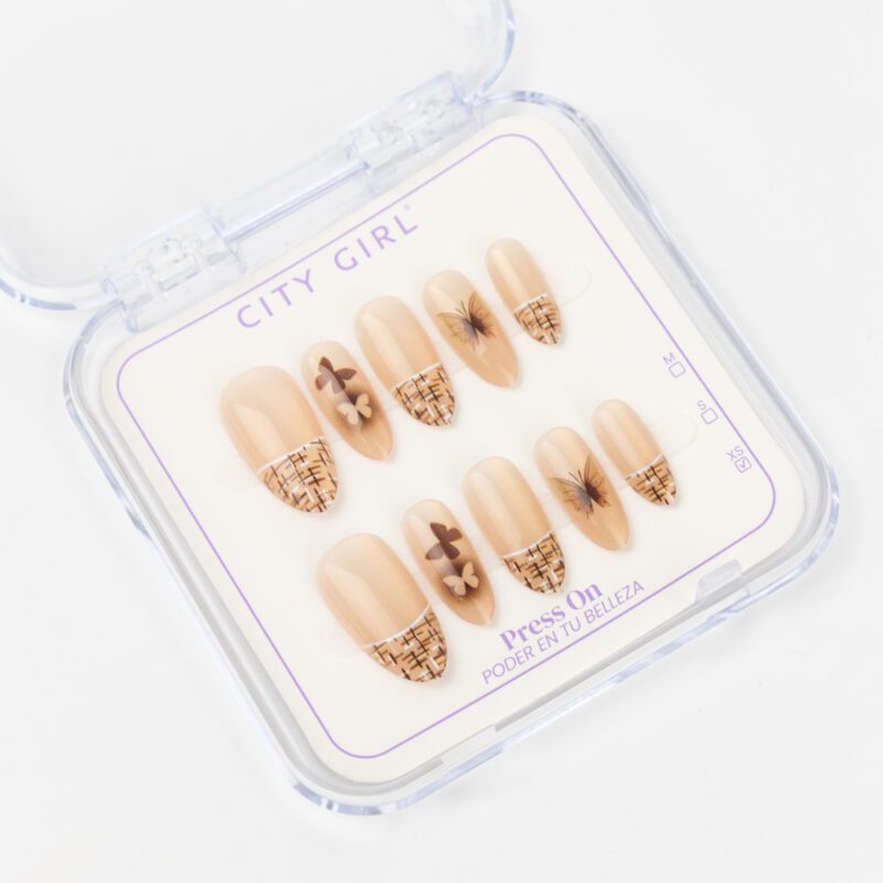 PRESS ON NAILS ALMENDRA ANIMAL PRINT - Imagen 2