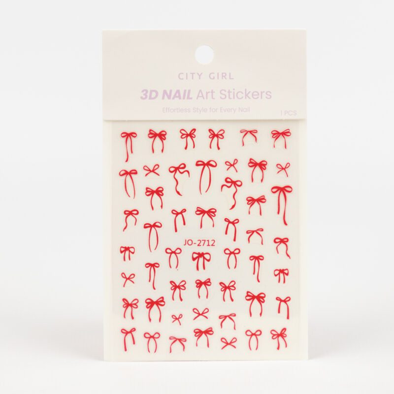 STICKERS DE MOÑOS 3D PARA UÑAS