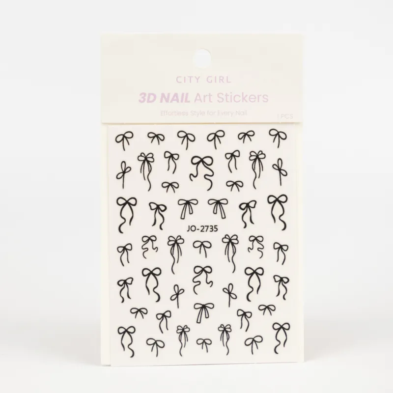 STICKERS DE MOÑOS 3D PARA UÑAS