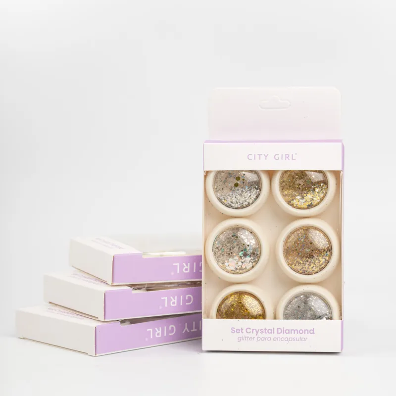 POLVO GLITTER PARA UÑAS